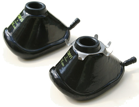 CMVI Reusable Facemasks - black latex