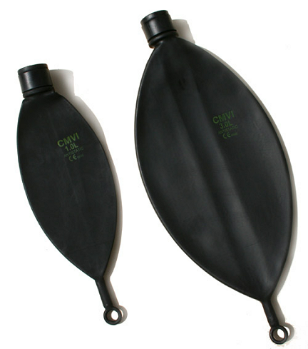 CMVI Reusable Brething Bags - black latex
